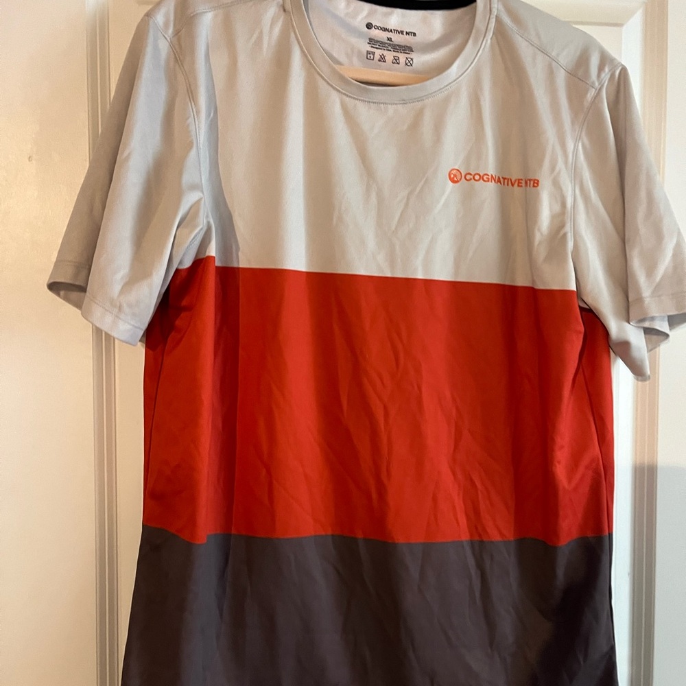Men's Red and Gray Jersey